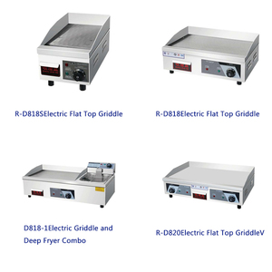 EU Swenza Commercial <b>Flat</b> <b>Top</b> <b>Griddle</b> Adjustable Thermostat, Fast Heating, for Burgers ,Pancakes - Product Image 2