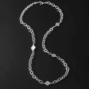 <b>Titanium</b> Steel Collarbone <b>Chain</b> Men and Women Same Necklace Hip Hop Tanjing Fashion Lijing Necklace - Product Image 1