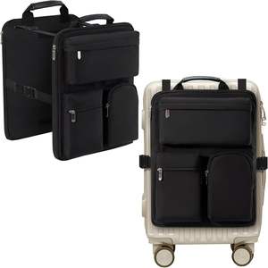 Sac de rangement pour bagages avec plusieurs poches, sacs de voyage portables pour valises avec sangles réglables - Product Image 1