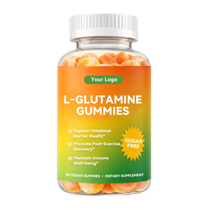 Gomitas de L-Glutamina de 1000mg de Marca Privada OEM para la Salud Intestinal, Recuperación Post-Entrenamiento, Sin OMG, Veganas, Venta al Por Mayor, Fabricante B2B - Product Image 1