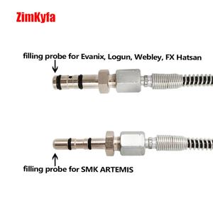 Adaptador de Estación de Llenado de HPA/CO2 de Aleación de Aluminio ZimaKyfa Scuba G5/8 para FX Hatsan SMK BSA Cricket Ataman Walther Rotex R8 - Product Image 6