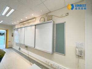 <span class=keywords><strong>Pizarra</strong></span> magnética deslizante multifuncional para aulas escolares <span class=keywords><strong>Pizarra</strong></span> de enseñanza interactiva <span class=keywords><strong>multimedia</strong></span> - Product Image 5