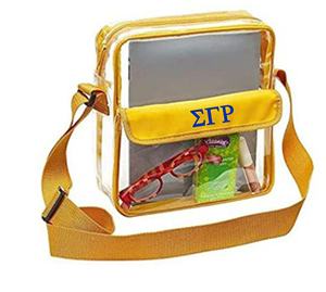 <span class=keywords><strong>Sac</strong></span> à <span class=keywords><strong>bandoulière</strong></span> transparent personnalisé AMICAE 1948 Sorority Sacs de messager avec logo personnalisé de luxe pour hommes - Product Image 2