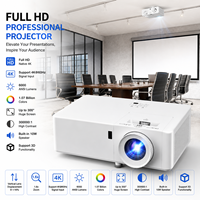 Projecteur laser Sharp XG-TK456ZA 1080P 6000 lumens avec déplacement vertical de l'objectif, zoom optique 1,6x, pour entreprises et éducation