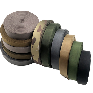 Black Polyester/Nylon Bias Tape Binding Tape Multicolor Printed Jacquard Nylon <b>Webbing</b> for Garments Shoes Bags Dog Shoes Woven - Product Image 1