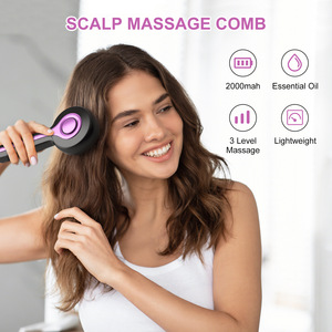 Peigne de massage électrique du cuir chevelu avec vibration pour la croissance et l'hydratation des cheveux, appareil multifonctionnel de soin des cheveux pour adultes - Product Image 3