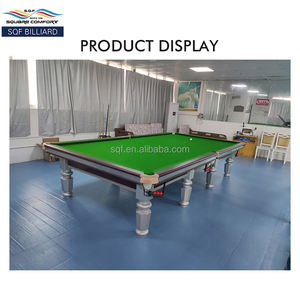 โต๊ะสนุกเกอร์ไม้เนื้อแข็งคุณภาพระดับมืออาชีพ รุ่นแข่งขัน พร้อมแผ่นรองเหล็ก ขนาดสั่งทำพิเศษ พร้อมตาข่ายและช่องใส่ลูกบิลเลียด - Product Image 6