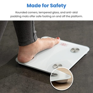 Báscula Inteligente Digital Electrónica de Alta Precisión con Pantalla LCD para Peso, IMC y Grasa Corporal, Personalizable, con 3 Años de Garantía - Product Image 5