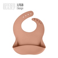 Qualité alimentaire Écologique LFGB Meilleure Vente Étanche Lavable Résistant Aux Taches Imperméable Bébé Bavoir Bavette En Silicone Pour Bébé