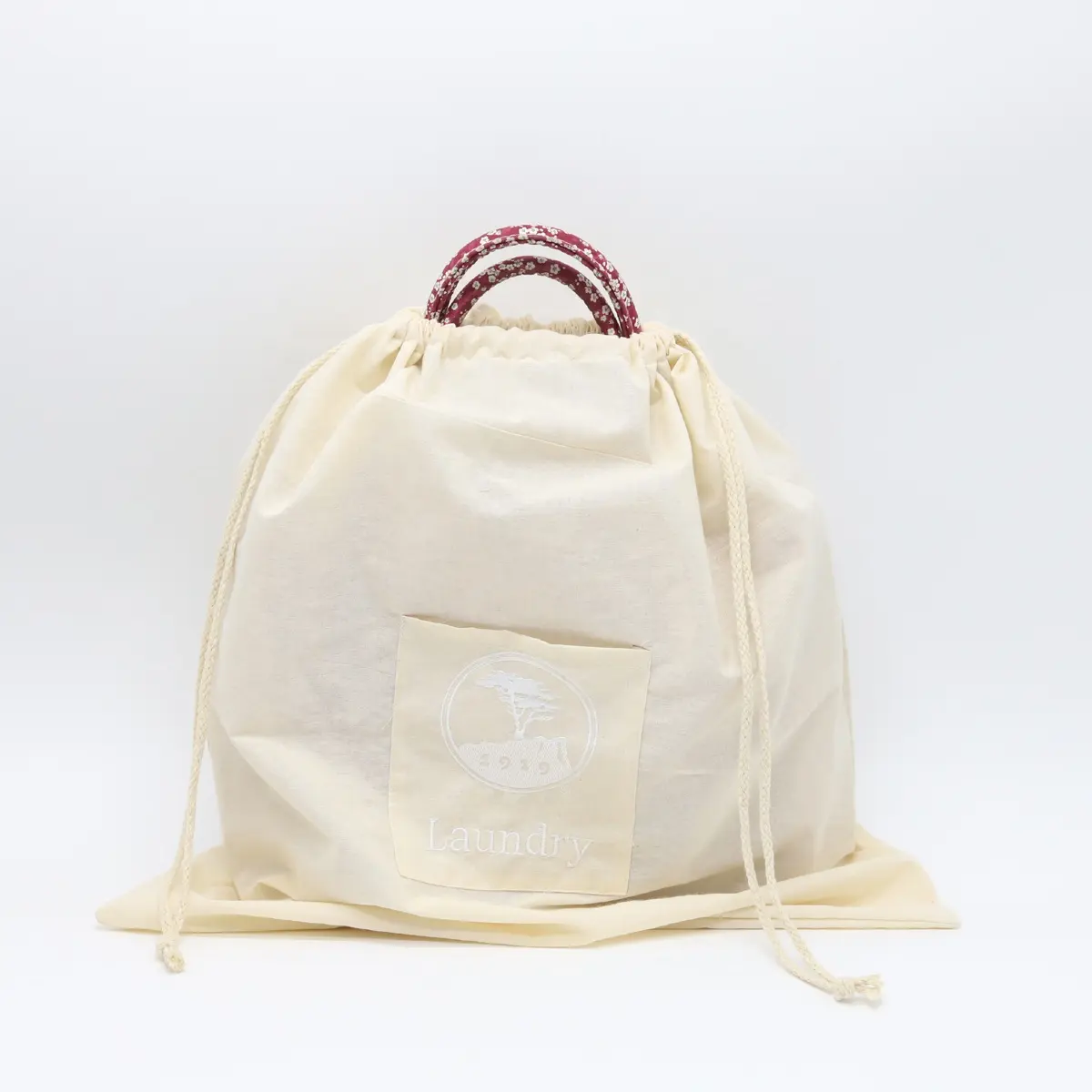 High Quality Super Large Cotton Gift Dust Drawstring Bag For Handbag Organic Shoe Cloth Storage Packaging Muslin Pouch