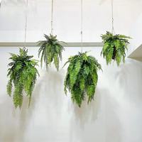 Plante artificielle suspendue d'intérieur, type fougère, écologique, légère, durable, verdure suspendue pour la décoration intérieure