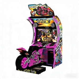 Máquina de Juego de Carreras de Motos de Arcade con Monedas, Pantalla HD de 50 Pulgadas, para Centros de Diversión Cubiertos - Product Image 3
