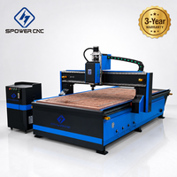 Routeur de gravure CNC 3 axes haute rigidité XYZ pour sculpture de portes en PVC, acrylique, MDF et bois, haute qualité professionnelle 1325 1530 2030