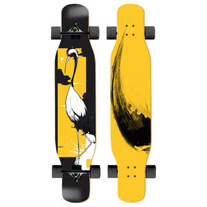 Planche <span class=keywords><strong>Longboard</strong></span> complète en bois d'érable, Street personnalisé, bon marché, pour la danse en descente, 46 - Product Image 3