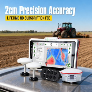 Système de nivellement de terrain agricole GNSS RTK Wisdom Beidou certifié CE pour l'agriculture de précision avec support satellite complet - Product Image 1