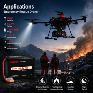 Batterie de drone 22Ah 68.4V 10C, haute puissance, sortie stable, longue durée de vie, batterie lithium pour drone de levage lourd, batterie de drone agricole - Product Image 5