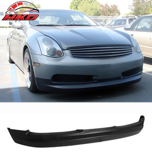 เหมาะสำหรับ Infiniti G35 Coupe 2003-2007 รุ่น G ชิ้นส่วนกันชนหน้าสีดำด้าน (ยังไม่ได้ทำสี) - Product Image 1