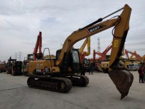 Excavatrice hydraulique Sany SY135C d'occasion en excellent état de fonctionnement – Vente chaude de machines de terrassement chinoises d'occasion - Product Image 4