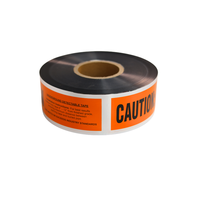 Barrera subterránea de detective resistente a la intemperie Tipo de papel de aluminio Cinta de precaución magnética Cinta de advertencia