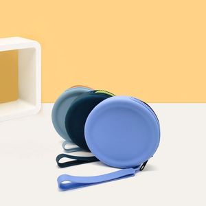 Silicone Handmade Eco-Friendly Water Resistant <b>Wrist</b> <b>Strap</b> Mini Zipper Closure Fashionable Portable Coin Purse - Product Image 2