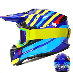 Nhà Máy Bán buôn đầy màu sắc đầy đủ mặt off-road xe máy <span class=keywords><strong>Dot</strong></span> Mũ Bảo Hiểm Bảo vệ xe máy Mũ bảo hiểm - Product Image 3