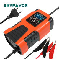 Paling Laris pengisi daya baterai 6 volt pengisi daya baterai sepeda motor perbaikan denyut asam timbal otomatis siklus dalam 6 V 12V 2A