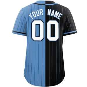 Maillot de Baseball en sergé de haute qualité coupe classique nouveau Design Sublimation vêtements de sport fermeture à bouton respirant tenue longue durée - Product Image 3