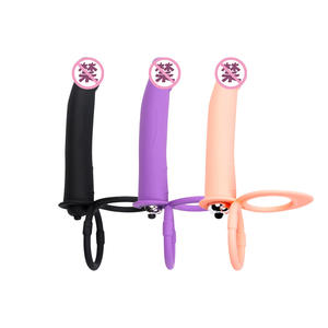 Anillo para Pene Masculino de 10 Velocidades, Doble Penetración Anal, Retardante, 100% Impermeable, Ecológico, Sensación Realista - Product Image 1