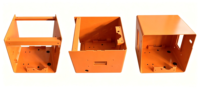 Piezas de Acero Inoxidable 304 y Acero Laminado en Frío SPCC, Fabricación Personalizada OEM, Doblado, Soldadura y Recubrimiento en Polvo para Equipos Industriales