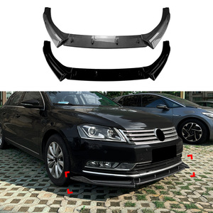 Amp Z Front Lip Spoiler Carbon Fiber Texture Matte Finish For Volkswagen Magotan B7 2011-2015 Tuning Style - Product Image 1