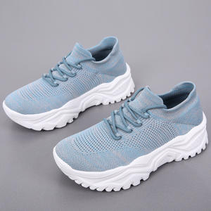 Moda Flyweave Transpirable Casual Nuevos deportes al aire libre Cómodo Moda Low Top Zapatos de suela gruesa - Product Image 6