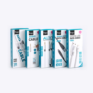 Bao Bì Bán Lẻ Cáp <span class=keywords><strong>Usb</strong></span> Sản Phẩm Điện Tử Vỉ Đóng Gói Hộp Dữ Liệu Treo - Product Image 3