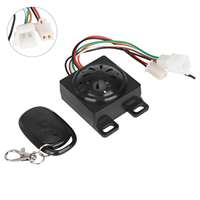 Dispositif antivol intelligent à commande à distance, audio BT DC étanche de haute qualité 48V 60V 72V pour vélo électrique