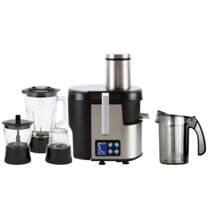 <span class=keywords><strong>Presse</strong></span>-agrumes électrique multifonctionnel 4 en 1, Extracteur de jus de Fruits 1000 w, appareil ménager, mélangeurs d'aliments, broyeur, <span class=keywords><strong>presse</strong></span>-Fruits en argent - Product Image 1