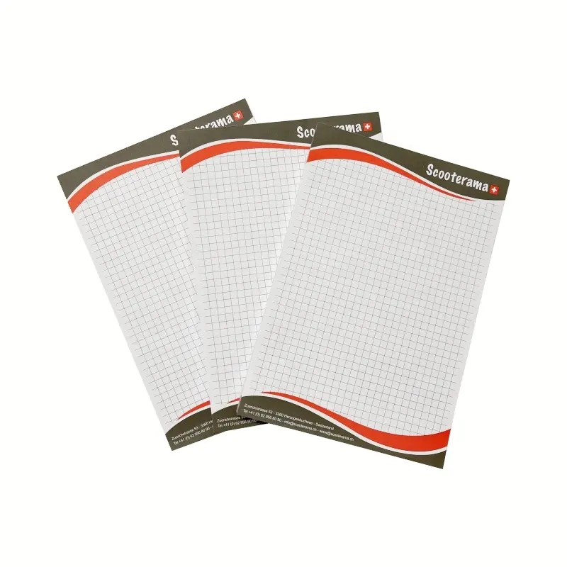 Wholesale Tear Off Writing Memo Pad Promotional A6 A5 A4 Custom Logo Printing Office Paper Notepad Pad