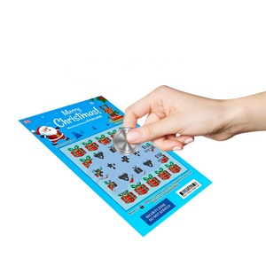Impresión de Boletos de Lotería con Diseños Festivos, Logotipo Personalizado, Tamaño Personalizado, Impresión Digital Brillante de Alta Definición - Product Image 1