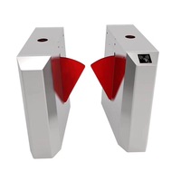 [Installation incluse] Barrière de contrôle d'accès scolaire à reconnaissance faciale pour campus, en acier inoxydable 304, système intelligent à poussoir pour cartes et QR codes