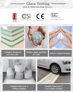 <span class=keywords><strong>Porte</strong></span> de <span class=keywords><strong>douche</strong></span> coulissante sans cadre en aluminium moderne, verre trempé de 8 mm, <span class=keywords><strong>sur</strong></span> <span class=keywords><strong>mesure</strong></span>, pour hôtel et usage domestique, avec système de glissière à roulettes - Product Image 6
