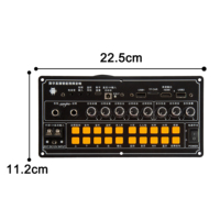 Amplificateur de son pour voiture et karaoké à domicile avec écran, pour extérieur et subwoofer