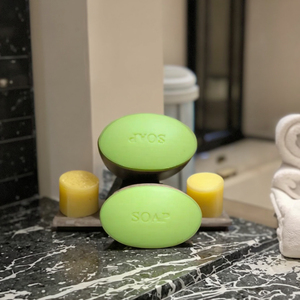 Savon de toilette personnalisé 2025, logo personnalisé, 175g, papaye, antiseptique, couleur jaune, parfum frais de citron, extrait de glycérine, savon blanchissant pour le bain - Product Image 4