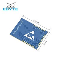 Módulo Inalámbrico ZigBee Ebyte E18-MS1-IPX Tipo SMD 4dBm con Interfaz UART I/O, Protocolo IEEE 802.15.4 de 2.4GHz y Chip RF CC2530