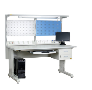 Banc de travail électronique multifonctionnel, nouveau, OEM personnalisé, antistatique, réglable, table de travail ESD, banc de travail étendu, certifié CE - Product Image 4