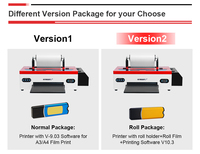 Máquina de chorro de película COLORSUN impresora DTF de inyección de tinta digital L1800 cabezal de impresión impresora digital DTF de transferencia de calor para nueva camiseta DIY