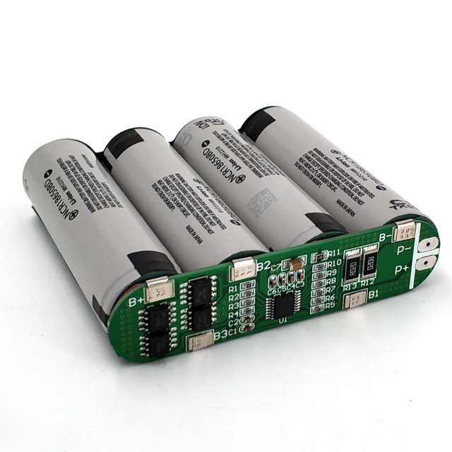 14.8V 18650 4S 2600Mah 3200mAh 3500mAH Li Ion Battery Pack Rechargeable Custom Lithium Battery with BMS for Electronic Devices