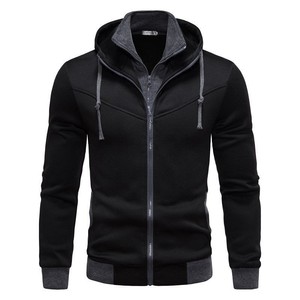 Sudadera con capucha de manga larga con cremallera para hombre, diseño de Liu Ming, moda de otoño, informal, talla grande <span class=keywords><strong>4XL</strong></span> - Product Image 3