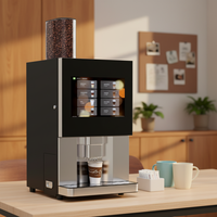 Distributeur automatique de café populaire prix distributeur automatique avec écran AD
