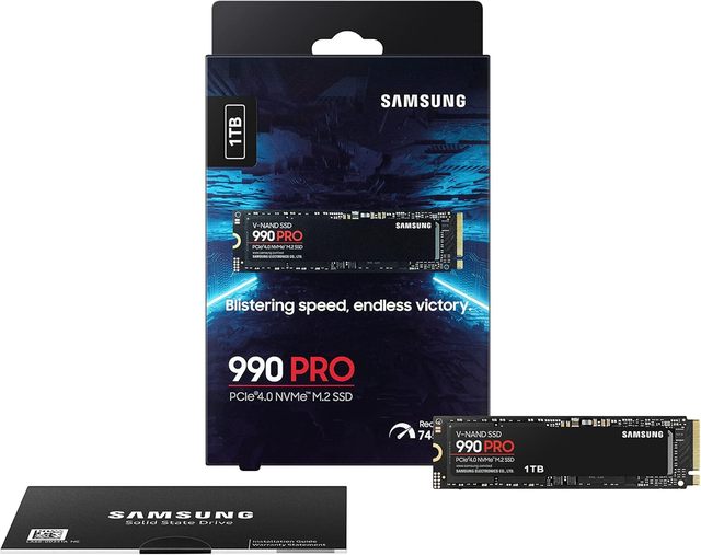 990 PRO SSD 1T/4TB PCIe 4.0 M.2 2280 Internal High Computing Gaming Heavy Duty Workstations SATA 3.0 Expansion