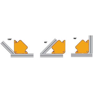 Set di Posizionatori per Saldatura in Acciaio Multi-Angolo, 2 Grandi e 4 Piccoli Supporti 120x83x14.4 mm per Lavorazione Metalli - Product Image 5