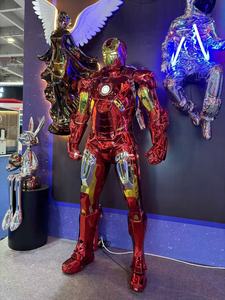 Tượng Iron Man bằng sắt, đồ nội thất để trưng bày, đồ thủ công bằng nhựa trang trí trong nhà - Product Image 4