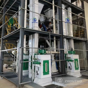 Macchina per la produzione di pellet di mangime per animali, per bovini, ovini, pesci, polli e pollame, granulatore e pellettizzatore per mangimi zootecnici - Product Image 1